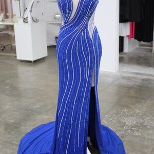 Ashley Lauren 11802 (Blue) Size 0